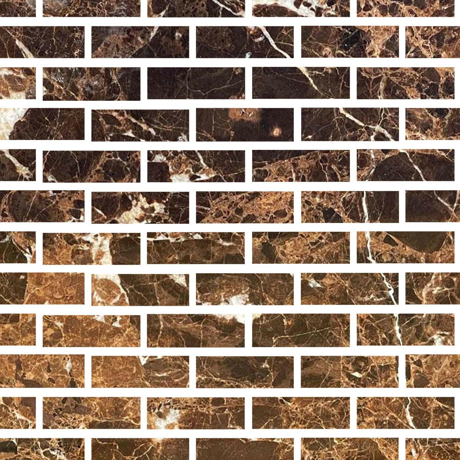 Special Cut | 2x6 Emperador Dark Marble Polished Tile Special Cut | 2x6 Emperador Dark Marble Polished Tile - American Tile Depot