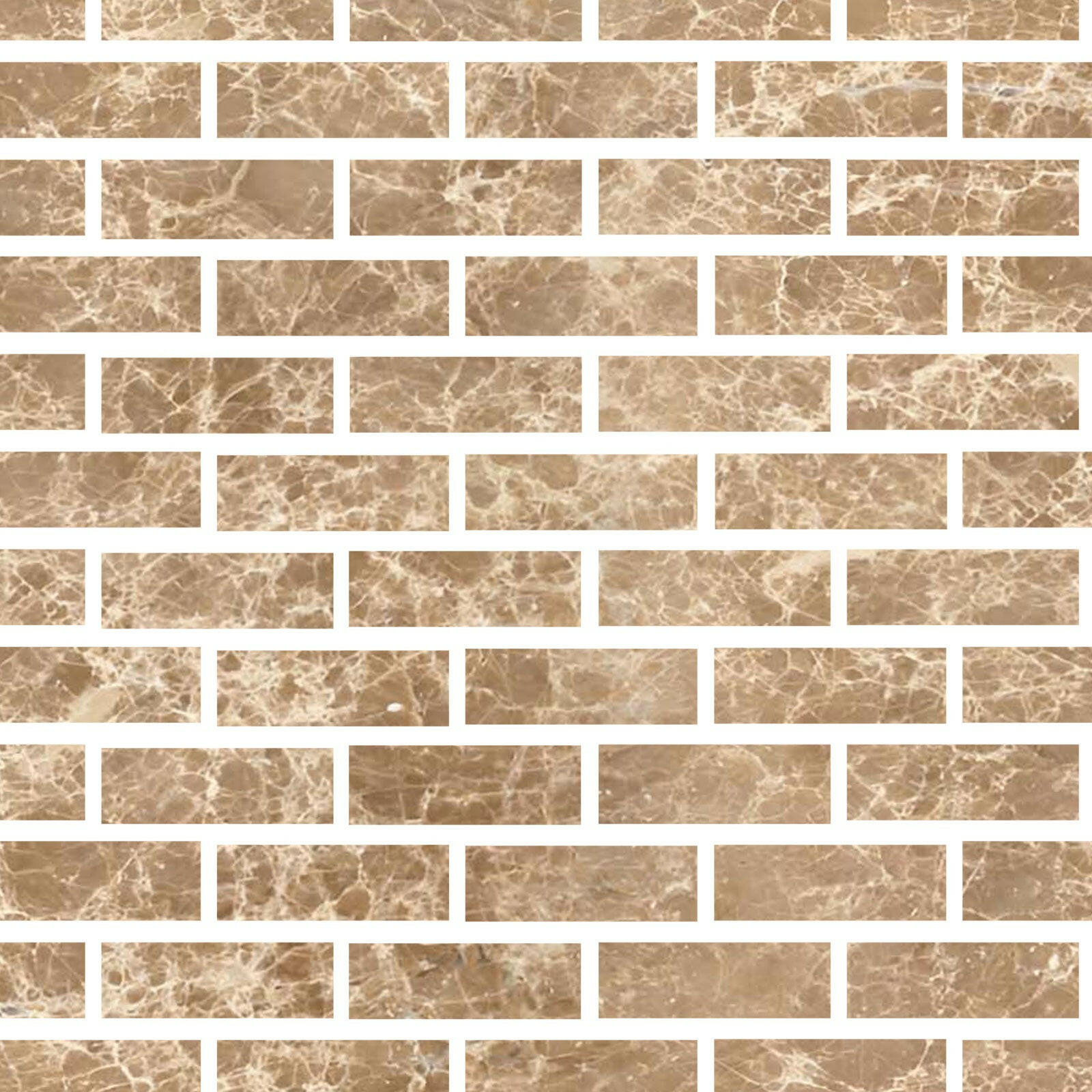 Special Cut | 2x6 Emperador Light Marble Polished Tile Special Cut | 2x6 Emperador Light Marble Polished Tile - American Tile Depot