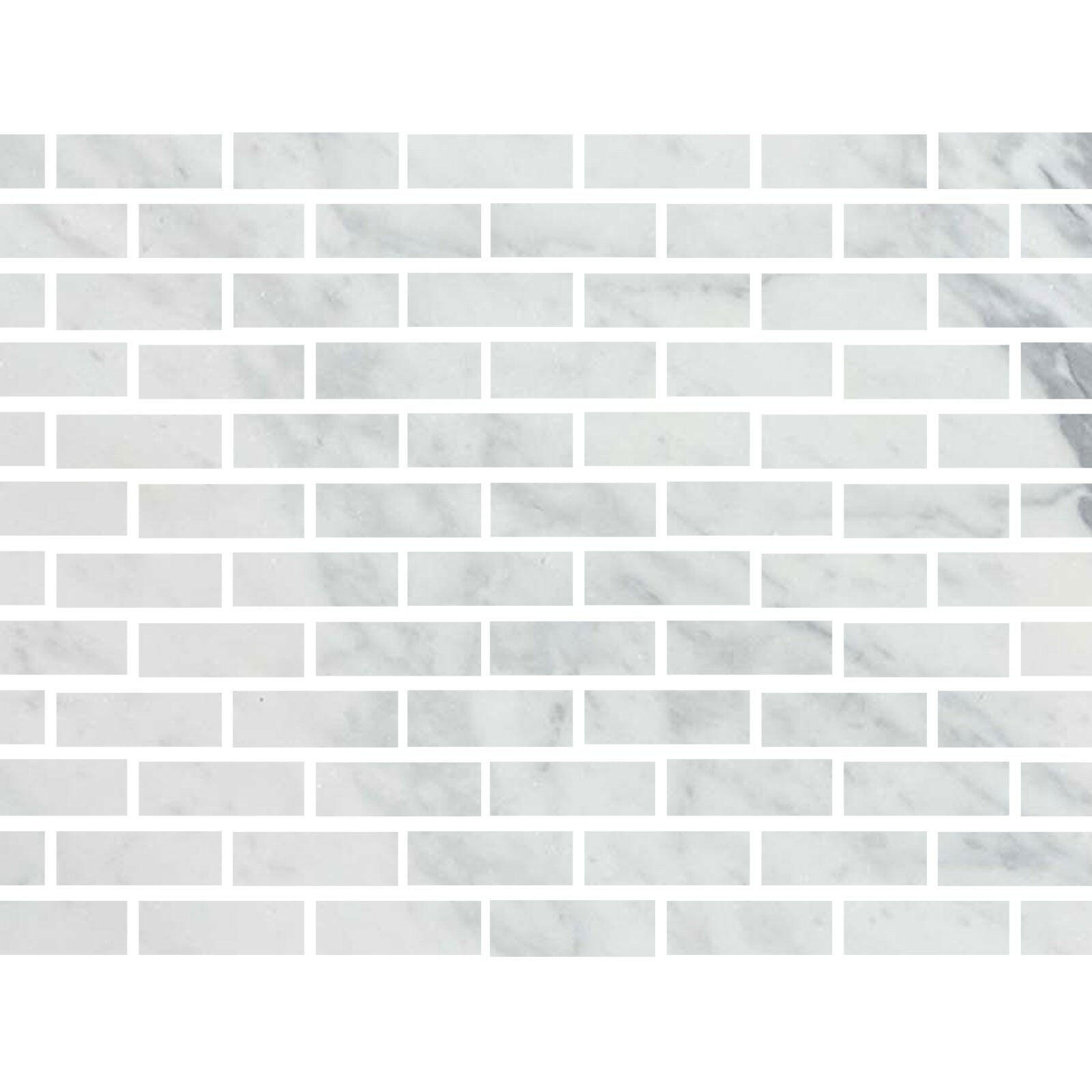 Special Cut | 2x6 Italian Statuary White Marble Polished Tile Special Cut | 2x6 Italian Statuary White Marble Polished Tile - American Tile Depot