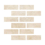 Special Cut | 2x6 Ivory Travertine Filled & Honed Tile - American Tile Depot