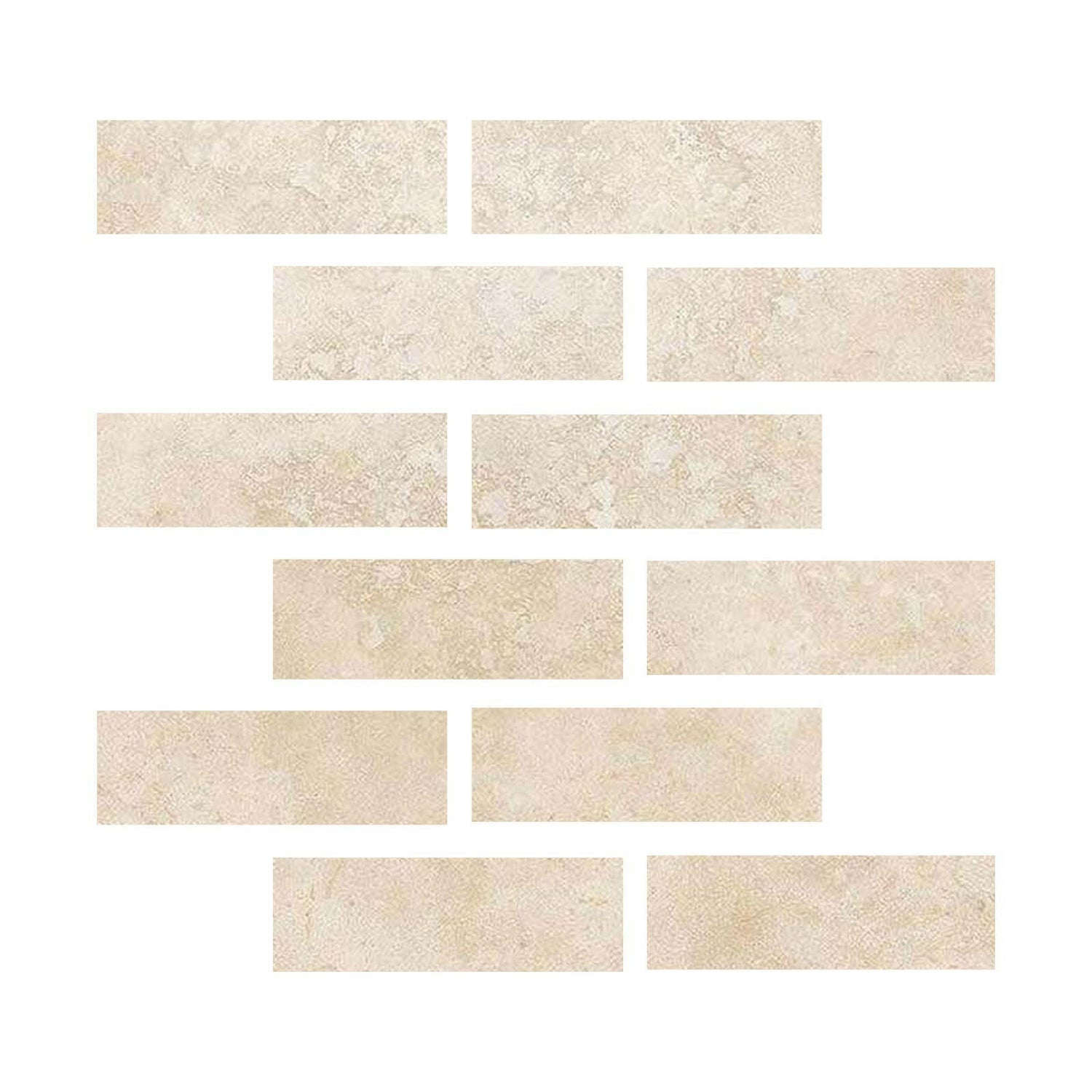 Special Cut | 2x6 Ivory Travertine Filled & Polished Tile Special Cut | 2x6 Ivory Travertine Filled & Polished Tile - American Tile Depot