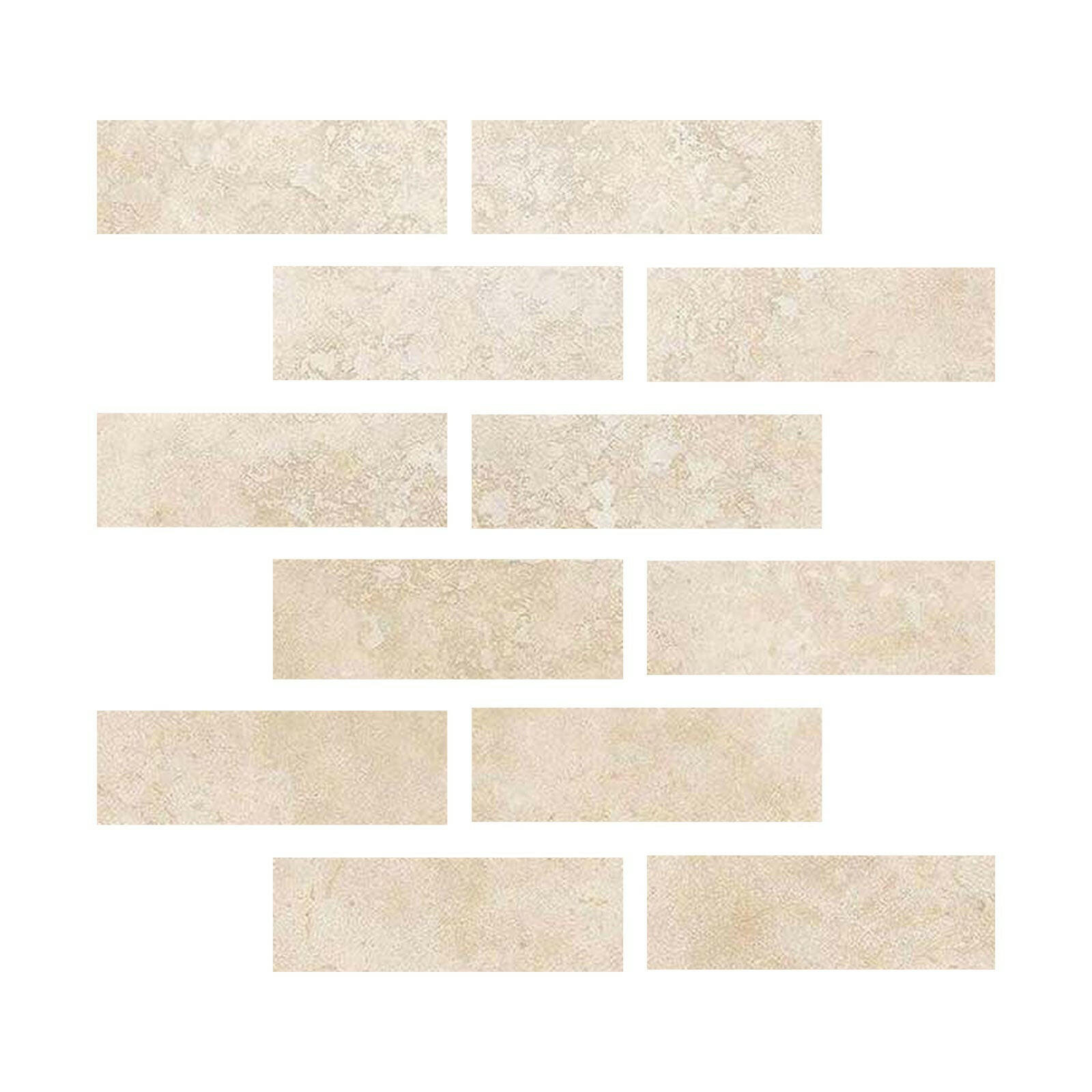 Special Cut | 2x6 Ivory Travertine Filled & Polished Tile Special Cut | 2x6 Ivory Travertine Filled & Polished Tile - American Tile Depot