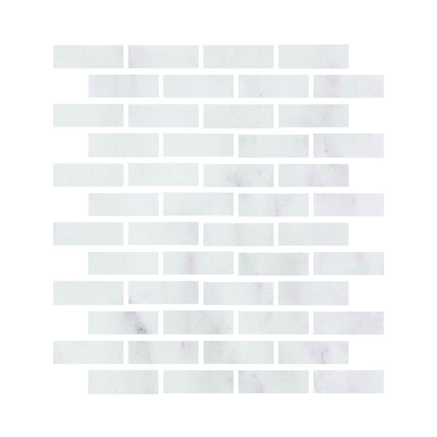 Special Cut | 2x6 Oriental White / Asian Statuary Marble Polished Tile Special Cut | 2x6 Oriental White / Asian Statuary Marble Polished Tile - American Tile Depot