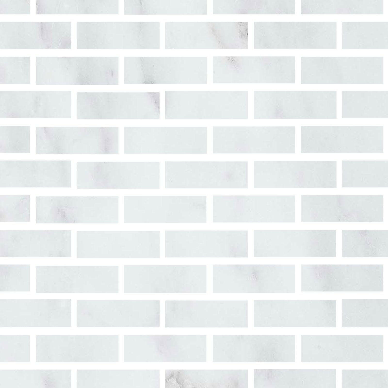 Special Cut | 2x6 Oriental White / Asian Statuary Marble Polished Tile Special Cut | 2x6 Oriental White / Asian Statuary Marble Polished Tile - American Tile Depot