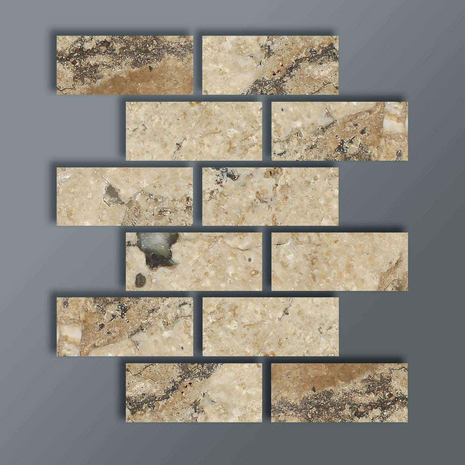 Special Cut | 2x6 Philadelphia Travertine Filled & Honed Tile Special Cut | 2x6 Philadelphia Travertine Filled & Honed Tile - American Tile Depot