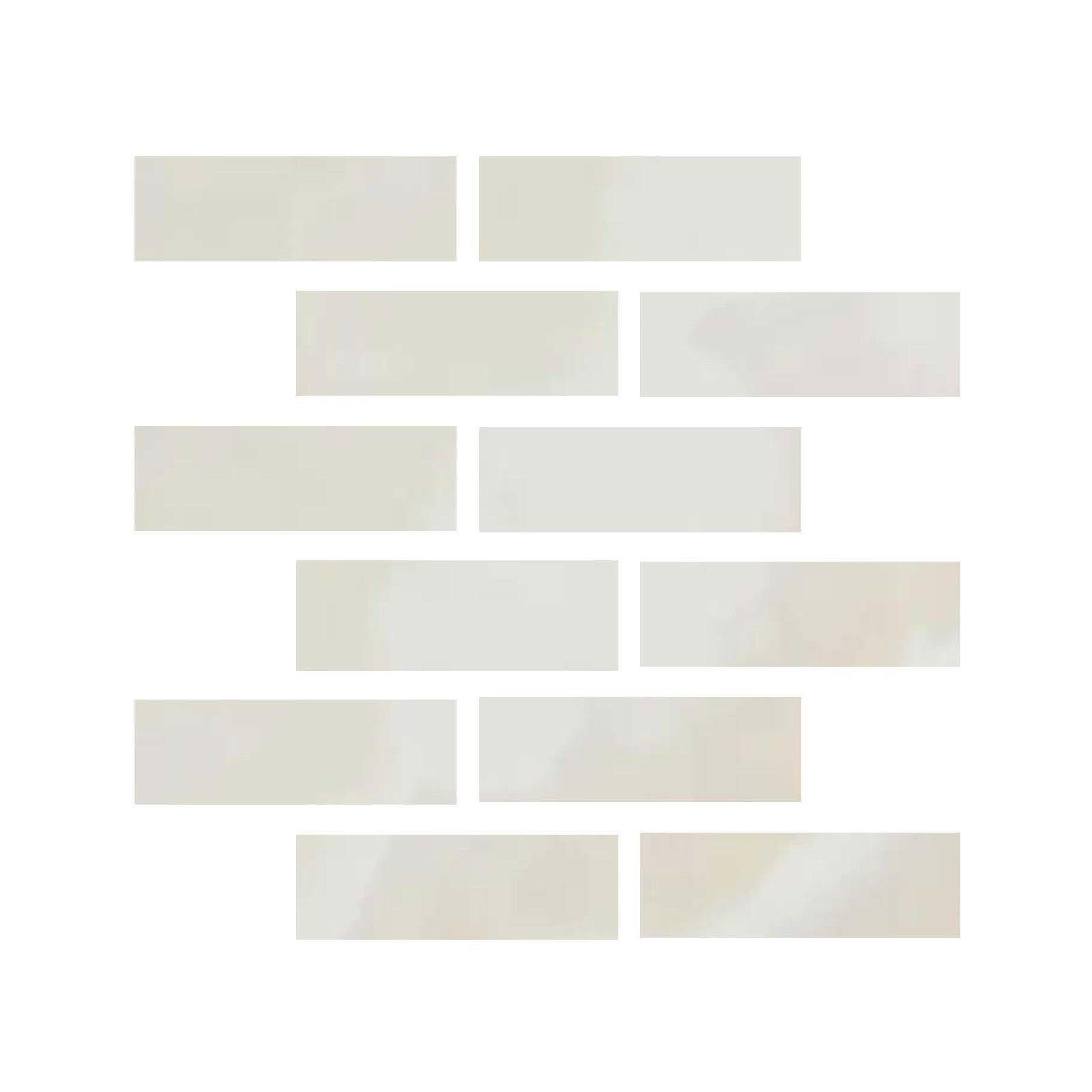 Special Cut | 2x6 Premium White Onyx CROSS-CUT Polished Tile - American Tile Depot