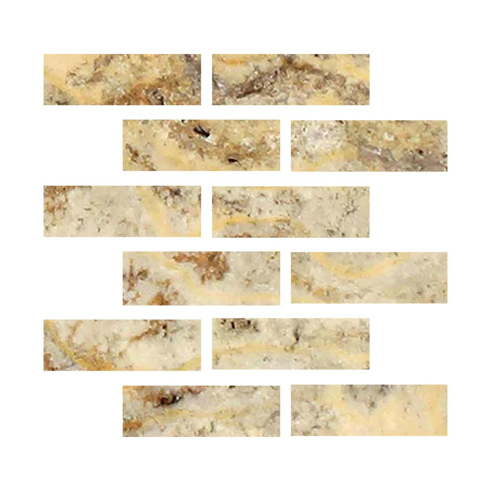 Special Cut | 2x6 Scabos Travertine Filled & Polished Tile Special Cut | 2x6 Scabos Travertine Filled & Polished Tile - American Tile Depot