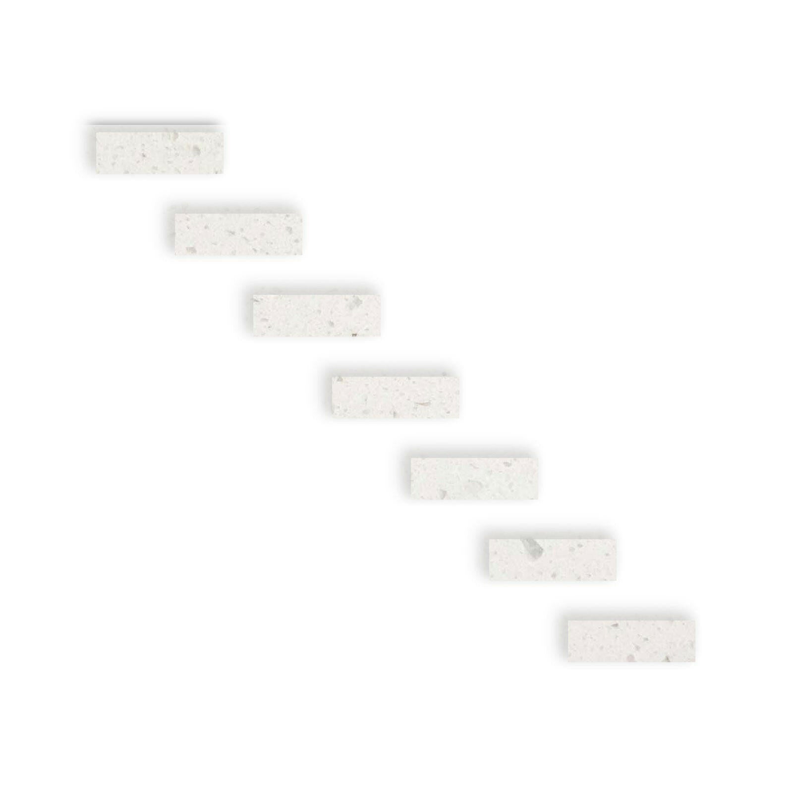 Special Cut | 2x6 Terrazzo Silver Marble Polished Tile Special Cut | 2x6 Terrazzo Silver Marble Polished Tile - American Tile Depot
