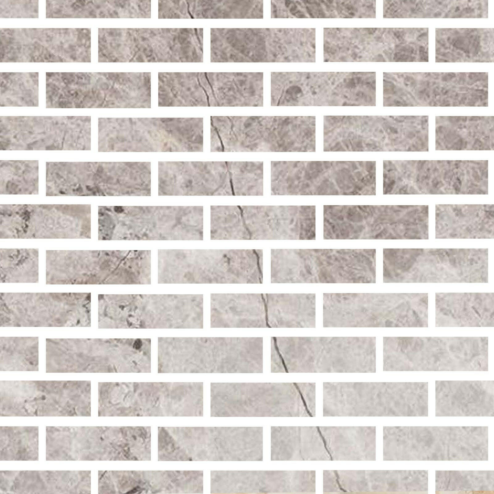 Special Cut | 2x6 Tundra Gray (Atlantic Gray) Marble Honed Tile Special Cut | 2x6 Tundra Gray (Atlantic Gray) Marble Honed Tile - American Tile Depot