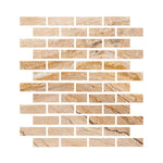 Special Cut | 2x6 Valencia Travertine Filled & Honed Tile Special Cut | 2x6 Valencia Travertine Filled & Honed Tile - American Tile Depot