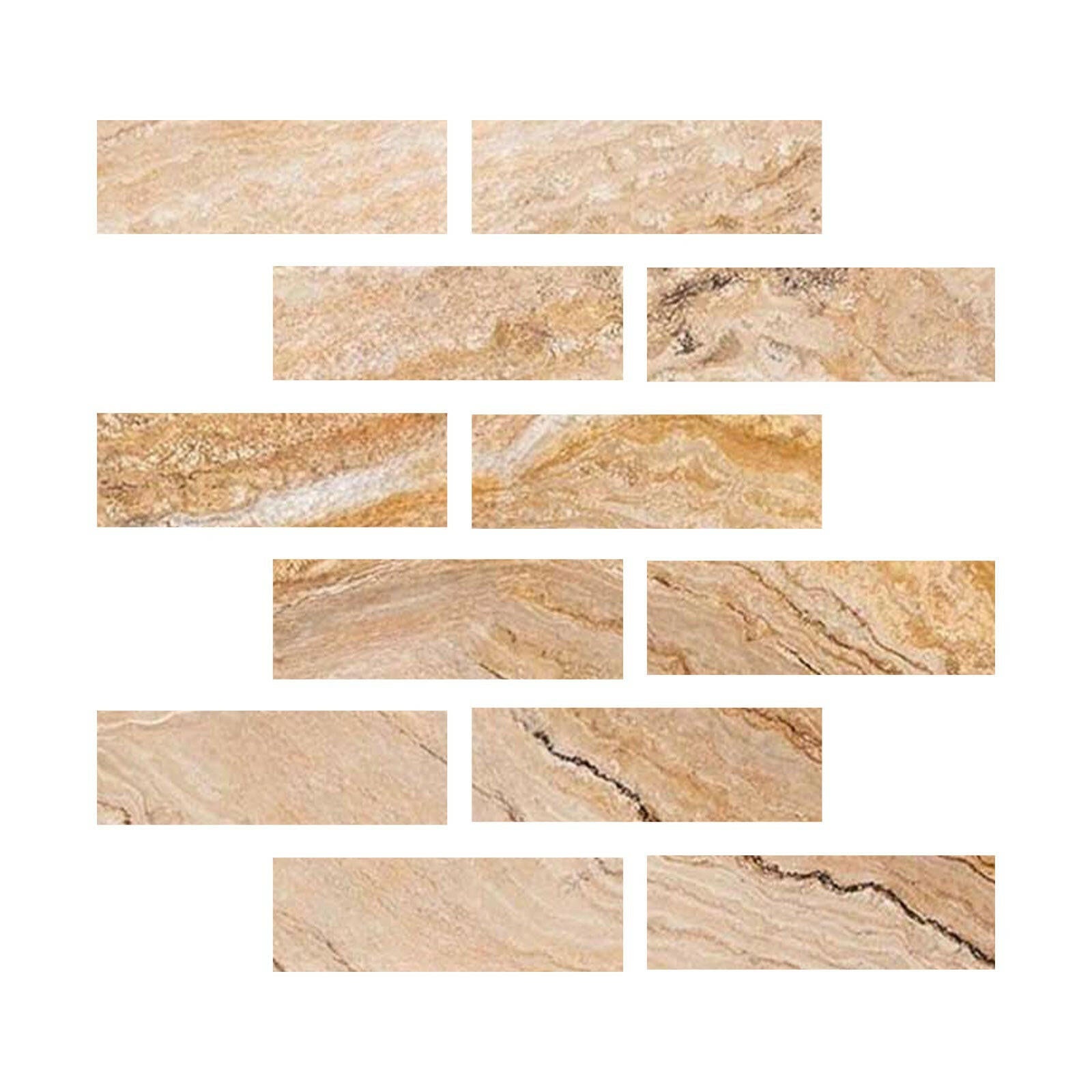 Special Cut | 2x6 Valencia Travertine Filled & Honed Tile Special Cut | 2x6 Valencia Travertine Filled & Honed Tile - American Tile Depot