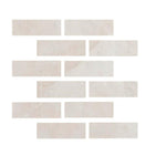 Special Cut | 2x6 White Pearl / Botticino Marble Honed Tile Special Cut | 2x6 White Pearl / Botticino Marble Honed Tile - American Tile Depot