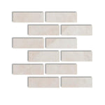 Special Cut | 2x6 White Pearl / Botticino Marble Polished Tile Special Cut | 2x6 White Pearl / Botticino Marble Polished Tile - American Tile Depot