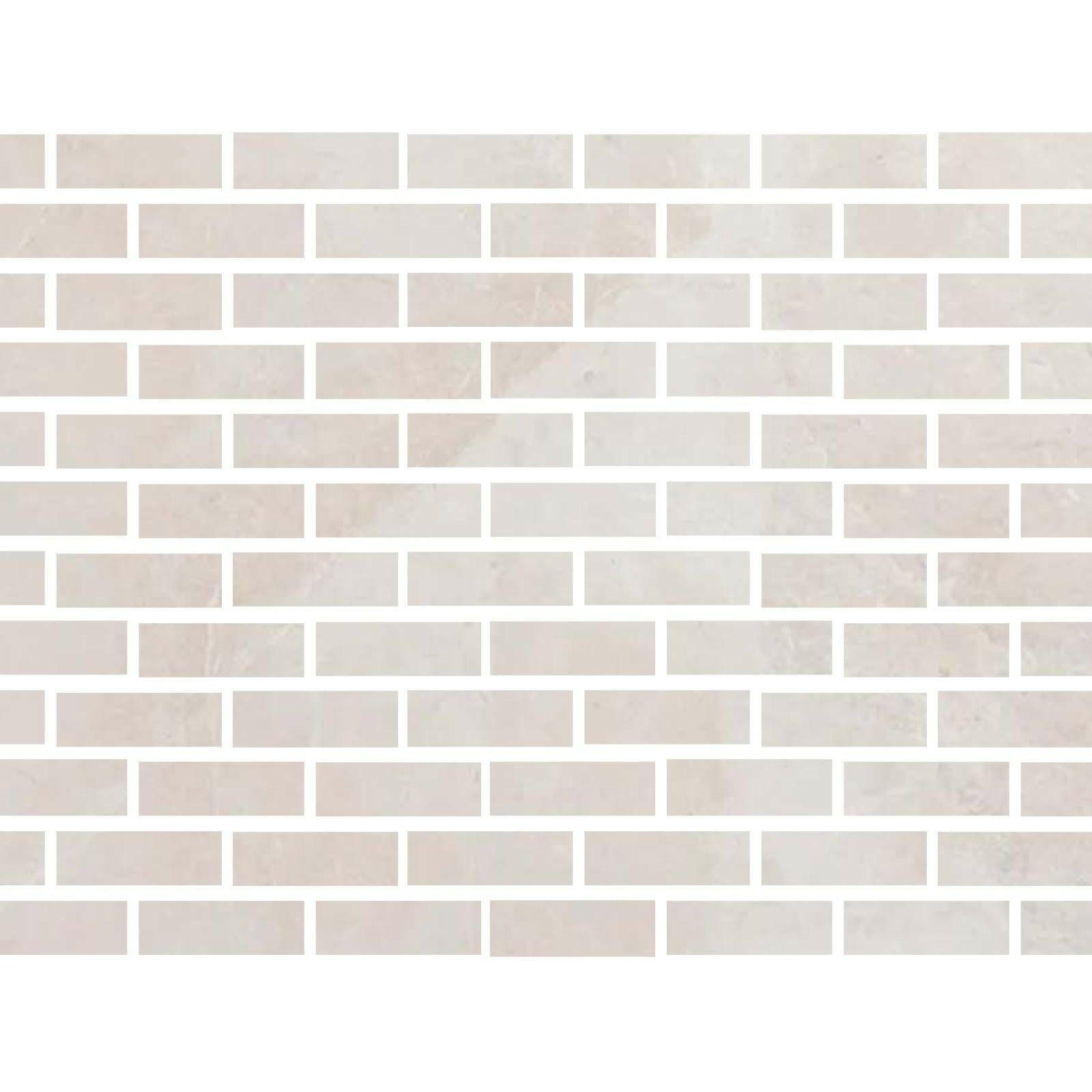 Special Cut | 2x6 White Pearl / Botticino Marble Polished Tile Special Cut | 2x6 White Pearl / Botticino Marble Polished Tile - American Tile Depot