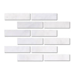 Special Cut | 2x8 Afyon White Marble Polished Tile Special Cut | 2x8 Afyon White Marble Polished Tile - American Tile Depot
