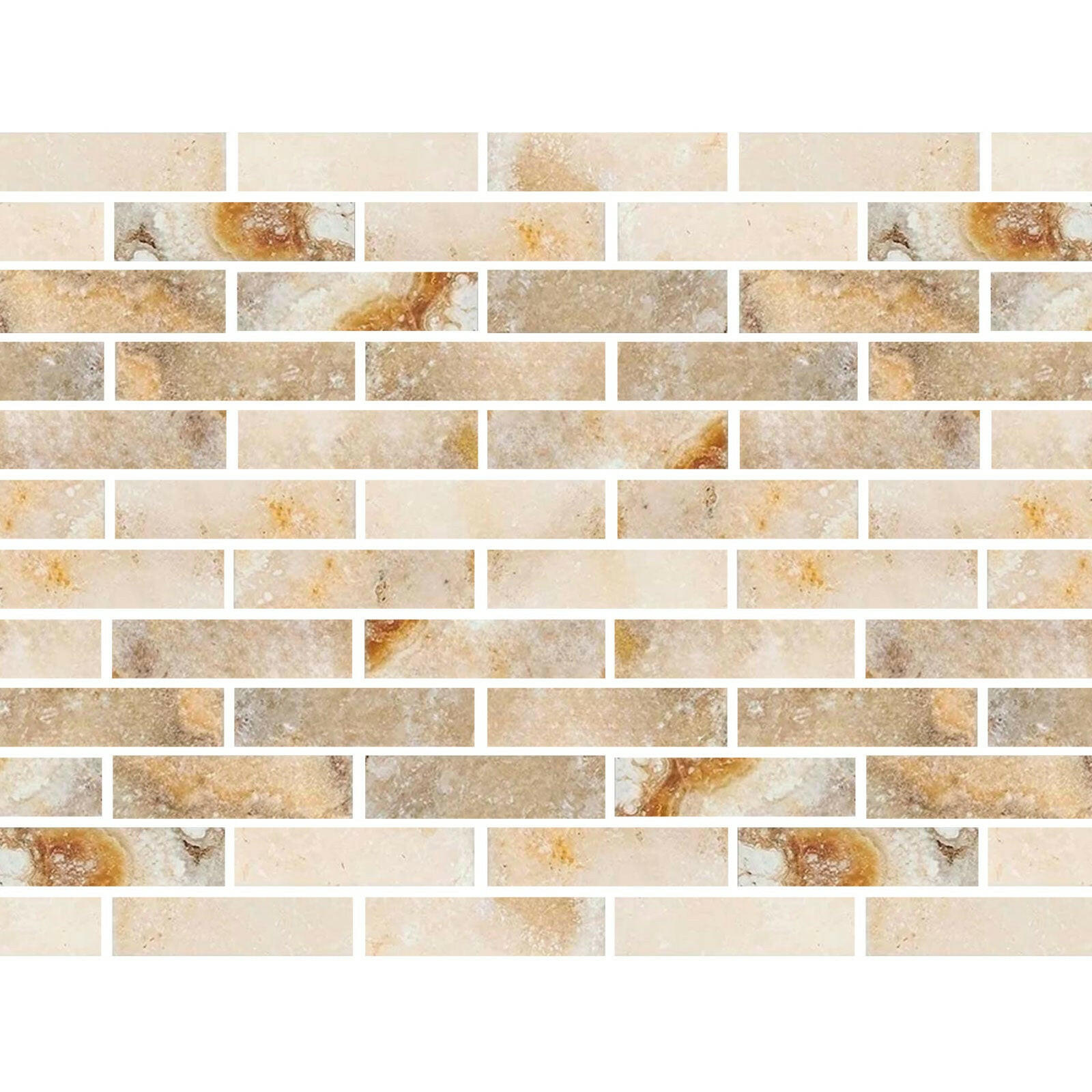 Special Cut | 2x8 Antico Onyx Travertine Filled & Honed Tile Special Cut | 2x8 Antico Onyx Travertine Filled & Honed Tile - American Tile Depot