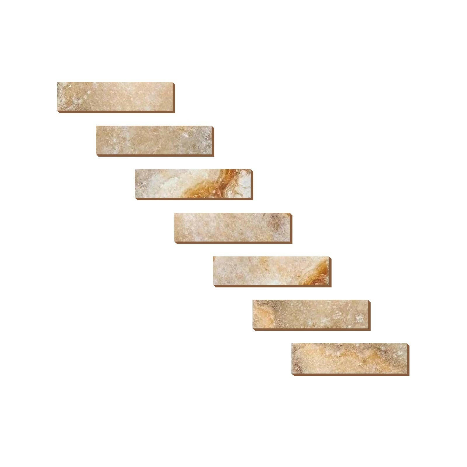 Special Cut | 2x8 Antico Onyx Travertine Filled & Honed Tile Special Cut | 2x8 Antico Onyx Travertine Filled & Honed Tile - American Tile Depot
