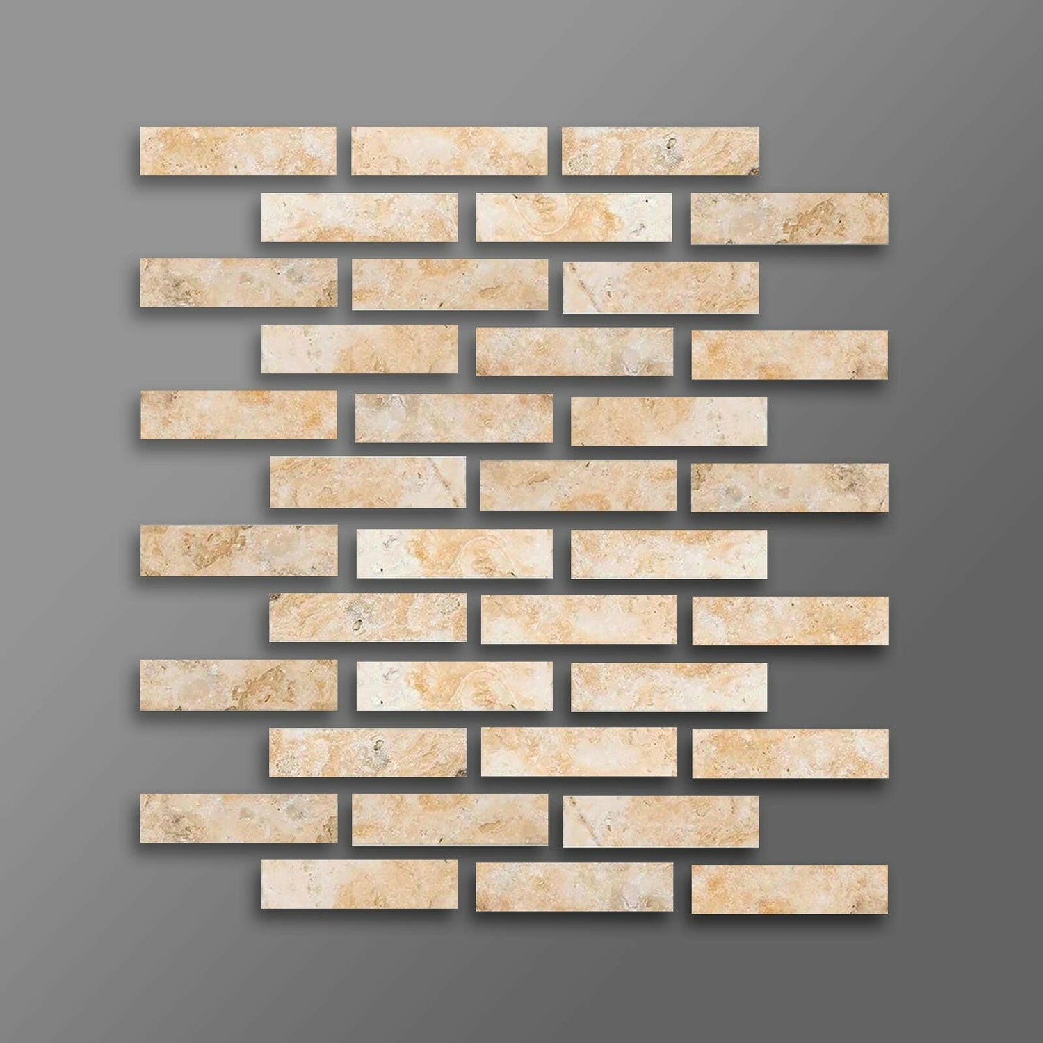 Special Cut | 2x8 Antico Onyx Travertine Filled & Polished Tile Special Cut | 2x8 Antico Onyx Travertine Filled & Polished Tile - American Tile Depot
