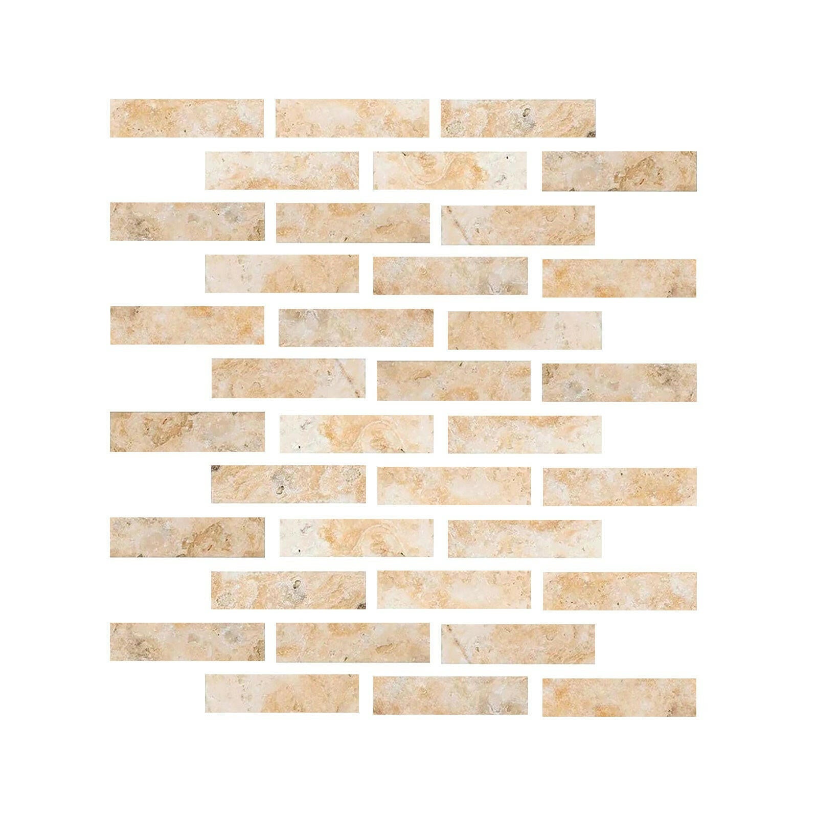 Special Cut | 2x8 Antico Onyx Travertine Filled & Polished Tile Special Cut | 2x8 Antico Onyx Travertine Filled & Polished Tile - American Tile Depot