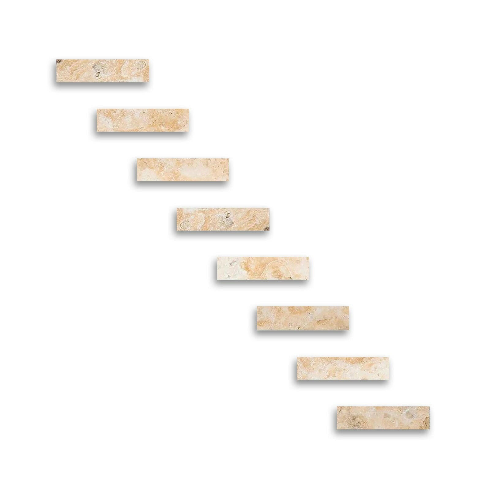 Special Cut | 2x8 Antico Onyx Travertine Filled & Polished Tile Special Cut | 2x8 Antico Onyx Travertine Filled & Polished Tile - American Tile Depot