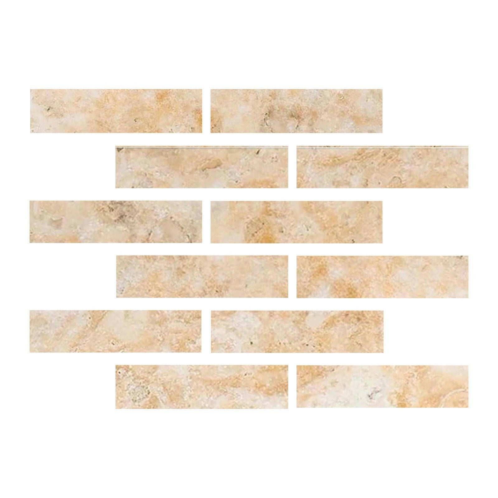Special Cut | 2x8 Antico Onyx Travertine Filled & Polished Tile Special Cut | 2x8 Antico Onyx Travertine Filled & Polished Tile - American Tile Depot