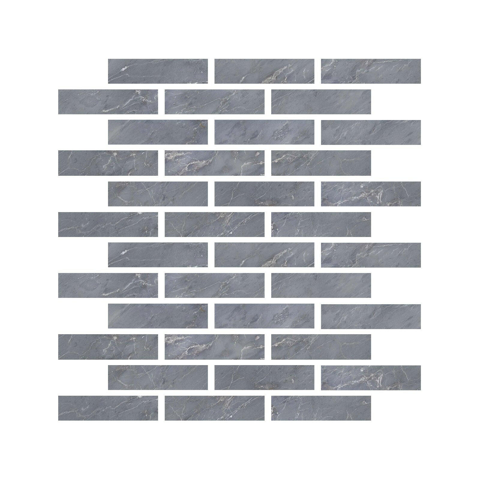 Special Cut | 2x8 Bardiglio Imperiale Marble Polished Tile Special Cut | 2x8 Bardiglio Imperiale Marble Polished Tile - American Tile Depot