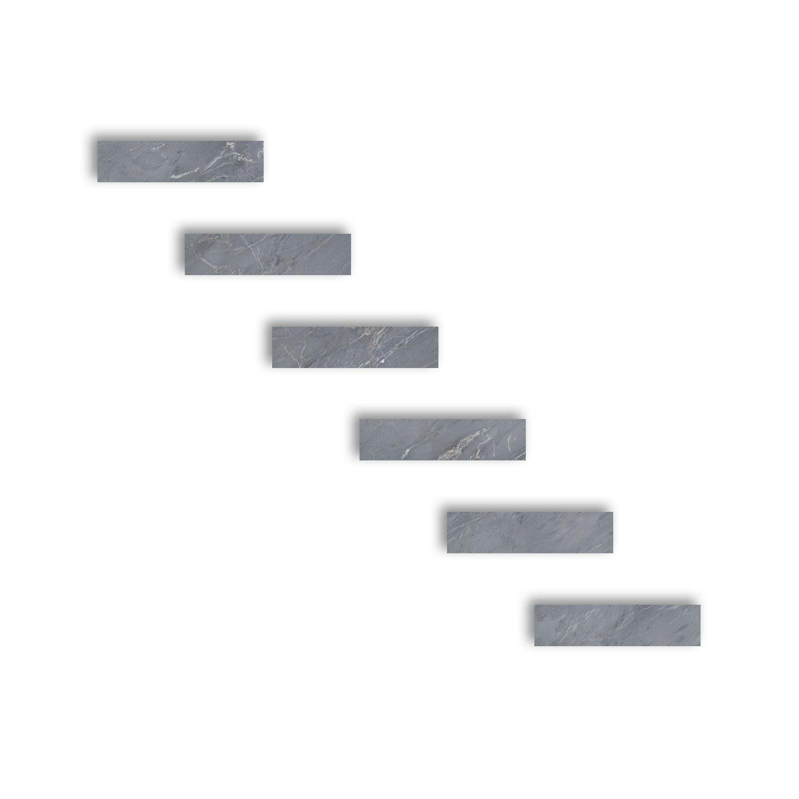 Special Cut | 2x8 Bardiglio Imperiale Marble Polished Tile Special Cut | 2x8 Bardiglio Imperiale Marble Polished Tile - American Tile Depot