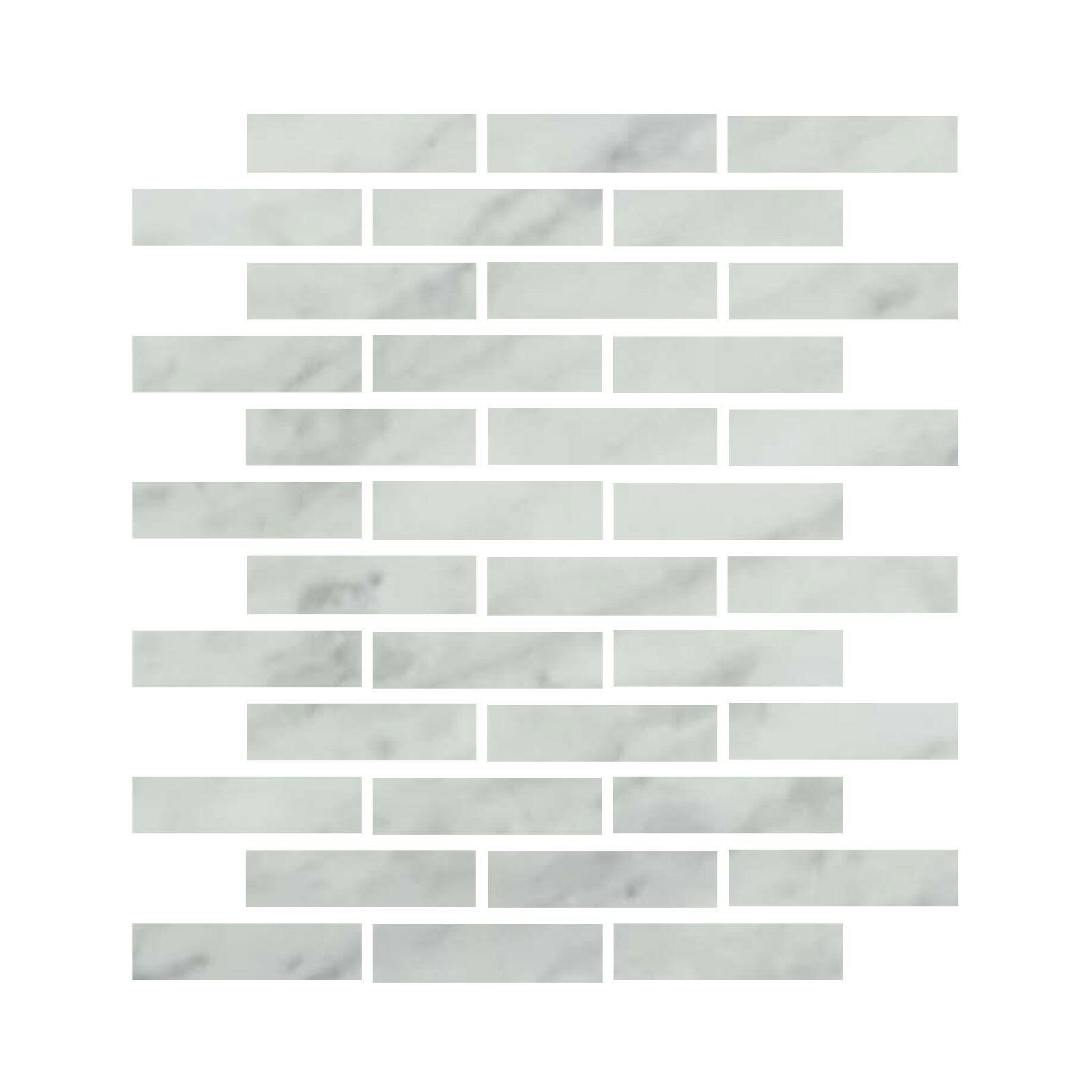 Special Cut | 2x8 Bianco Venatino Marble Polished Tile Special Cut | 2x8 Bianco Venatino Marble Polished Tile - American Tile Depot