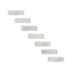 Special Cut | 2x8 Bianco Venatino Marble Polished Tile Special Cut | 2x8 Bianco Venatino Marble Polished Tile - American Tile Depot