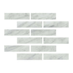 Special Cut | 2x8 Bianco Venatino Marble Polished Tile Special Cut | 2x8 Bianco Venatino Marble Polished Tile - American Tile Depot