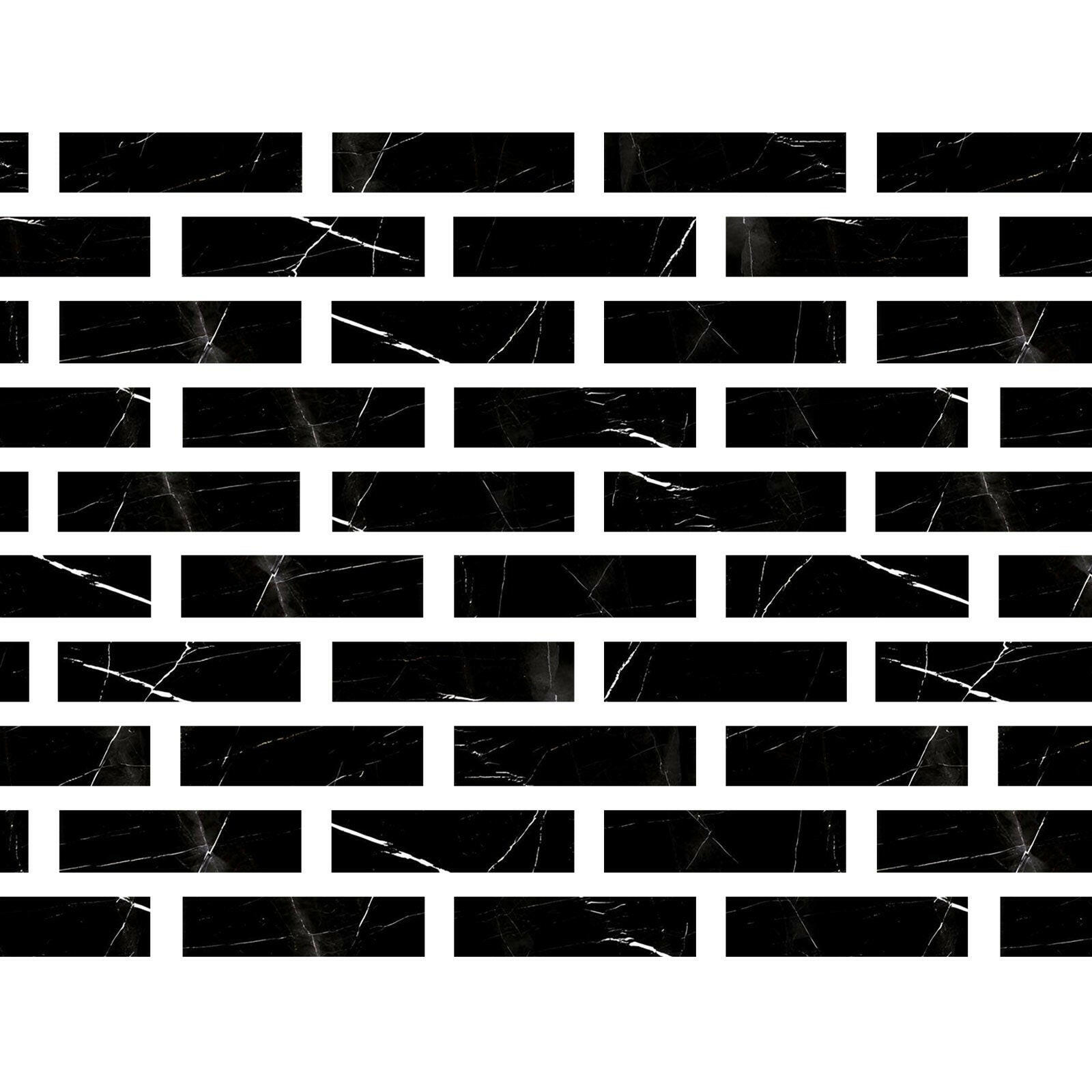 Special Cut | 2x8 Black Marquina Marble Polished Tile Special Cut | 2x8 Black Marquina Marble Polished Tile - American Tile Depot