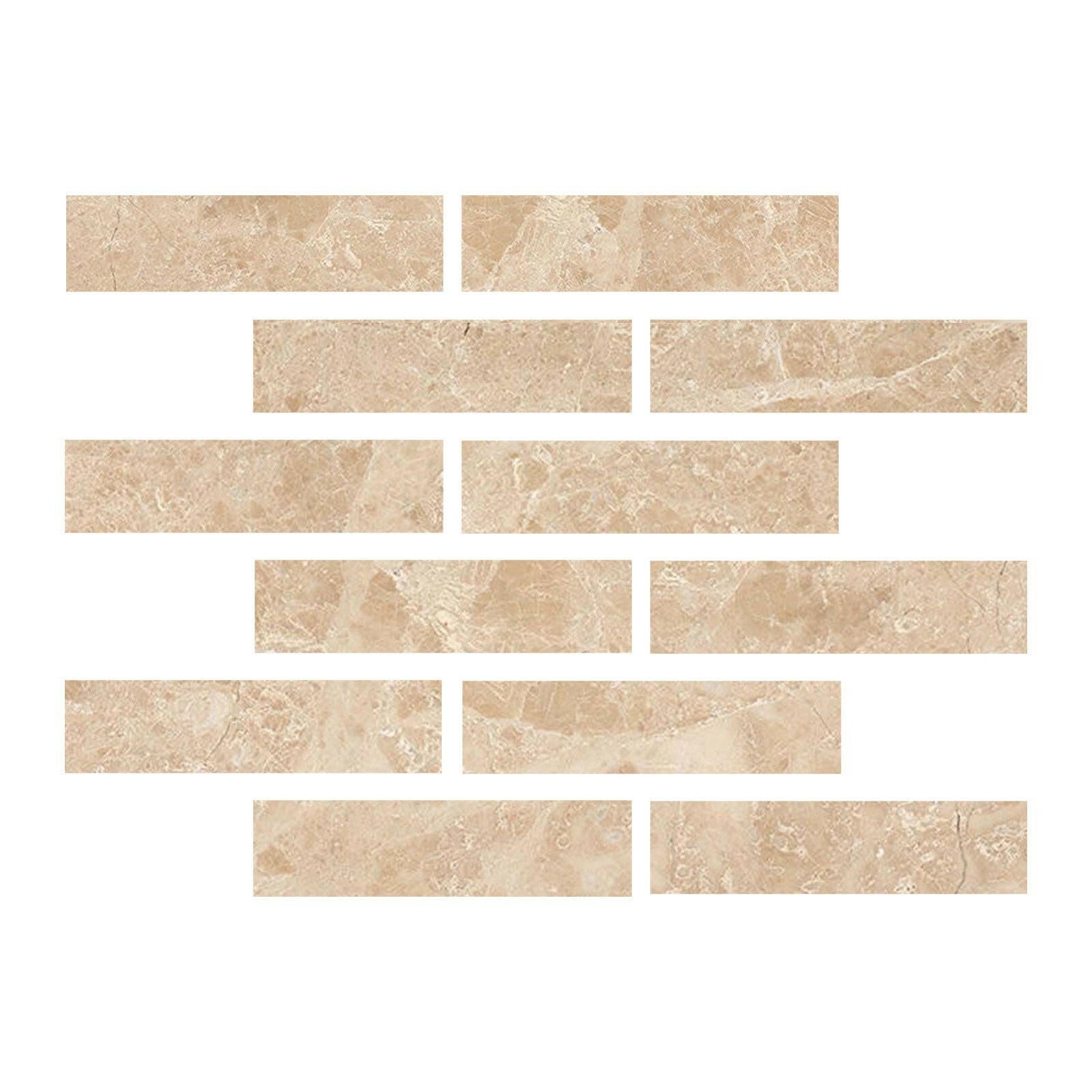 Special Cut | 2x8 Cappuccino Marble Polished Tile Special Cut | 2x8 Cappuccino Marble Polished Tile - American Tile Depot