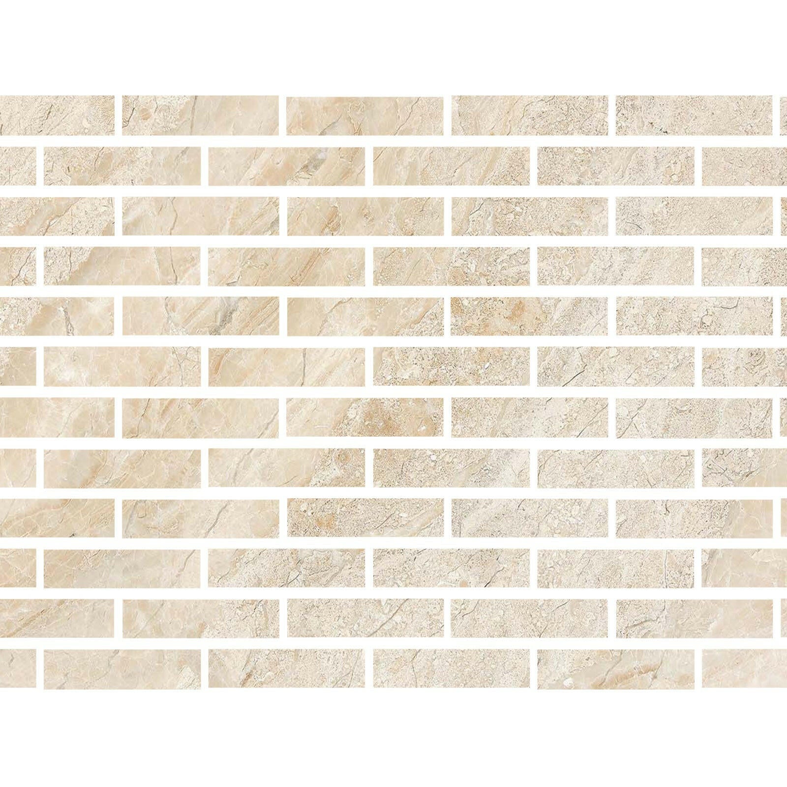Special Cut | 2x8 Diano Royal (Queen Beige) Marble Honed Tile Special Cut | 2x8 Diano Royal (Queen Beige) Marble Honed Tile - American Tile Depot