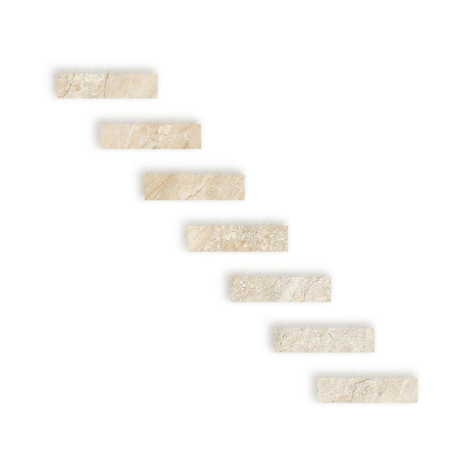 Special Cut | 2x8 Diano Royal (Queen Beige) Marble Polished Tile Special Cut | 2x8 Diano Royal (Queen Beige) Marble Polished Tile - American Tile Depot