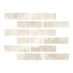 Special Cut | 2x8 Durango Cream Travertine Filled & Honed Tile Special Cut | 2x8 Durango Cream Travertine Filled & Honed Tile - American Tile Depot