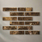 Special Cut | 2x8 Emperador Dark Marble Polished Tile Special Cut | 2x8 Emperador Dark Marble Polished Tile - American Tile Depot