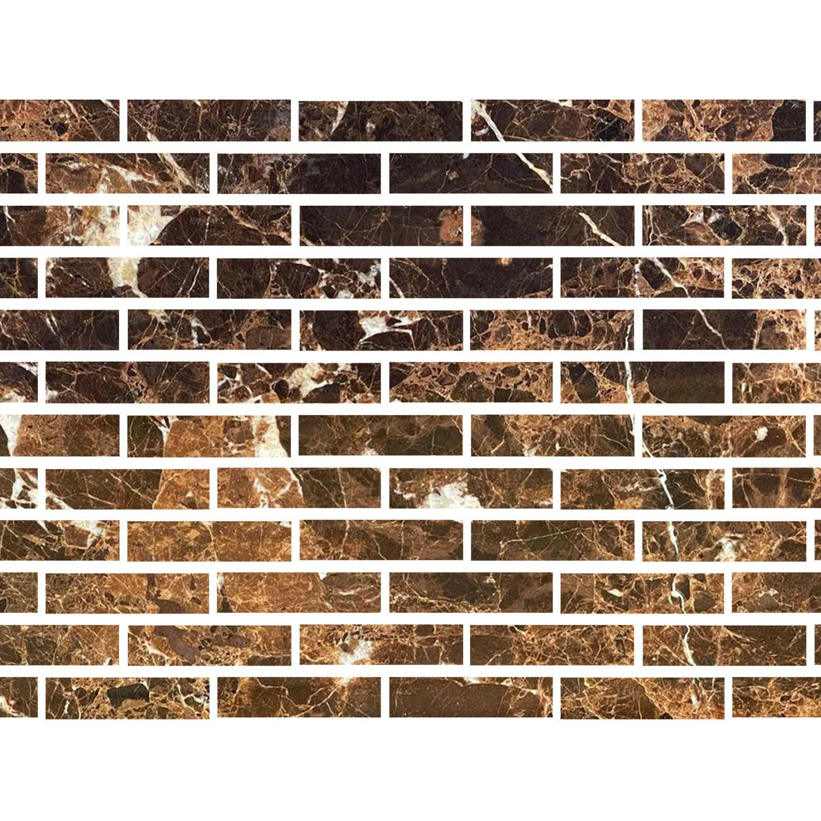 Special Cut | 2x8 Emperador Dark Marble Polished Tile Special Cut | 2x8 Emperador Dark Marble Polished Tile - American Tile Depot