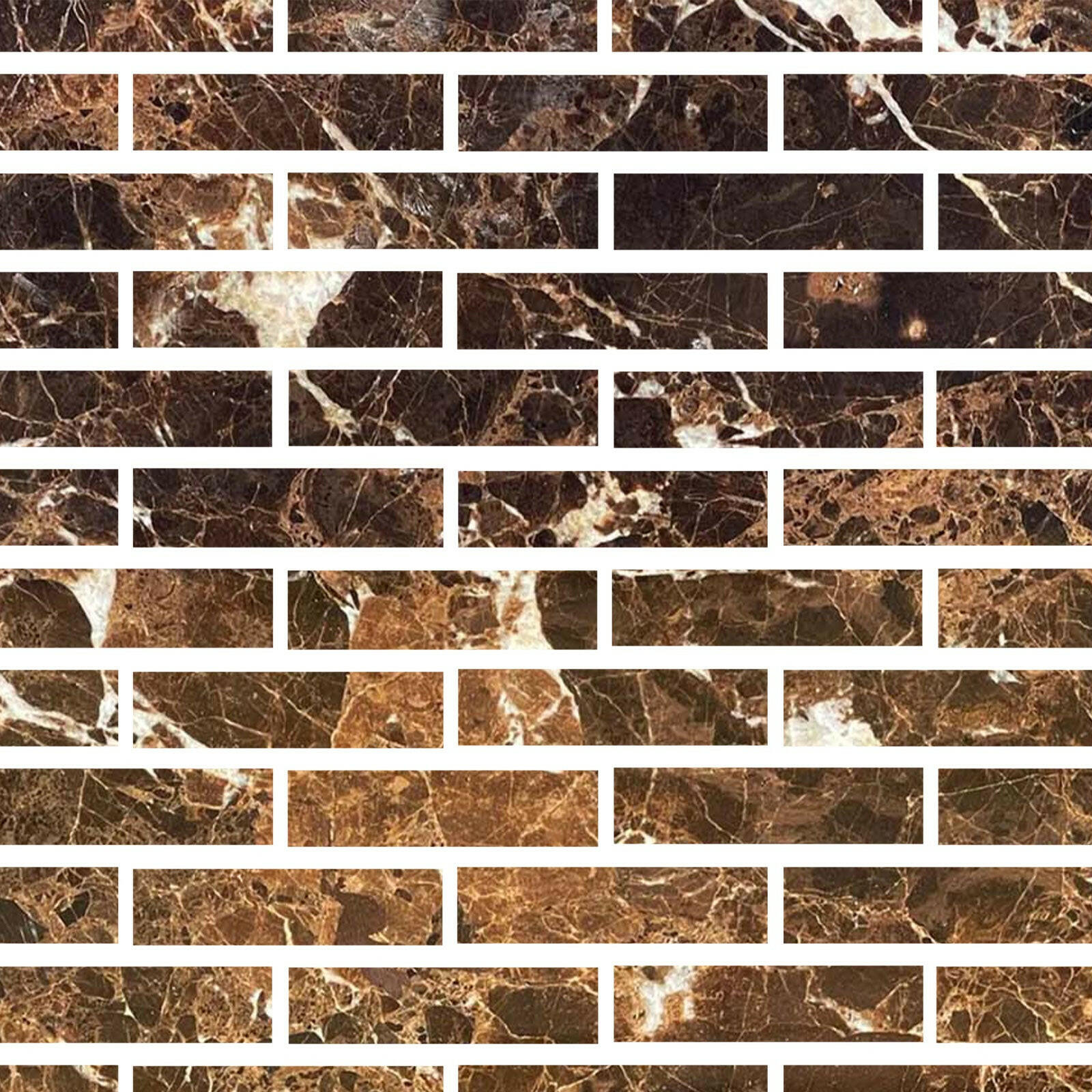 Special Cut | 2x8 Emperador Dark Marble Polished Tile Special Cut | 2x8 Emperador Dark Marble Polished Tile - American Tile Depot