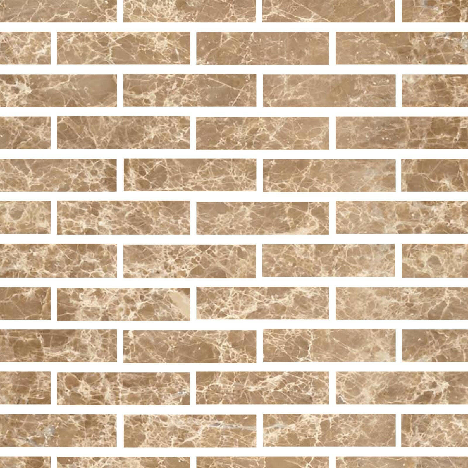 Special Cut | 2x8 Emperador Light Marble Polished Tile Special Cut | 2x8 Emperador Light Marble Polished Tile - American Tile Depot