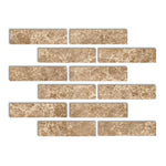 Special Cut | 2x8 Emperador Light Marble Polished Tile Special Cut | 2x8 Emperador Light Marble Polished Tile - American Tile Depot