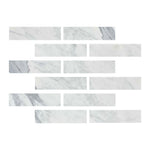 Special Cut | 2x8 Italian Statuary White Marble Honed Tile Special Cut | 2x8 Italian Statuary White Marble Honed Tile - American Tile Depot
