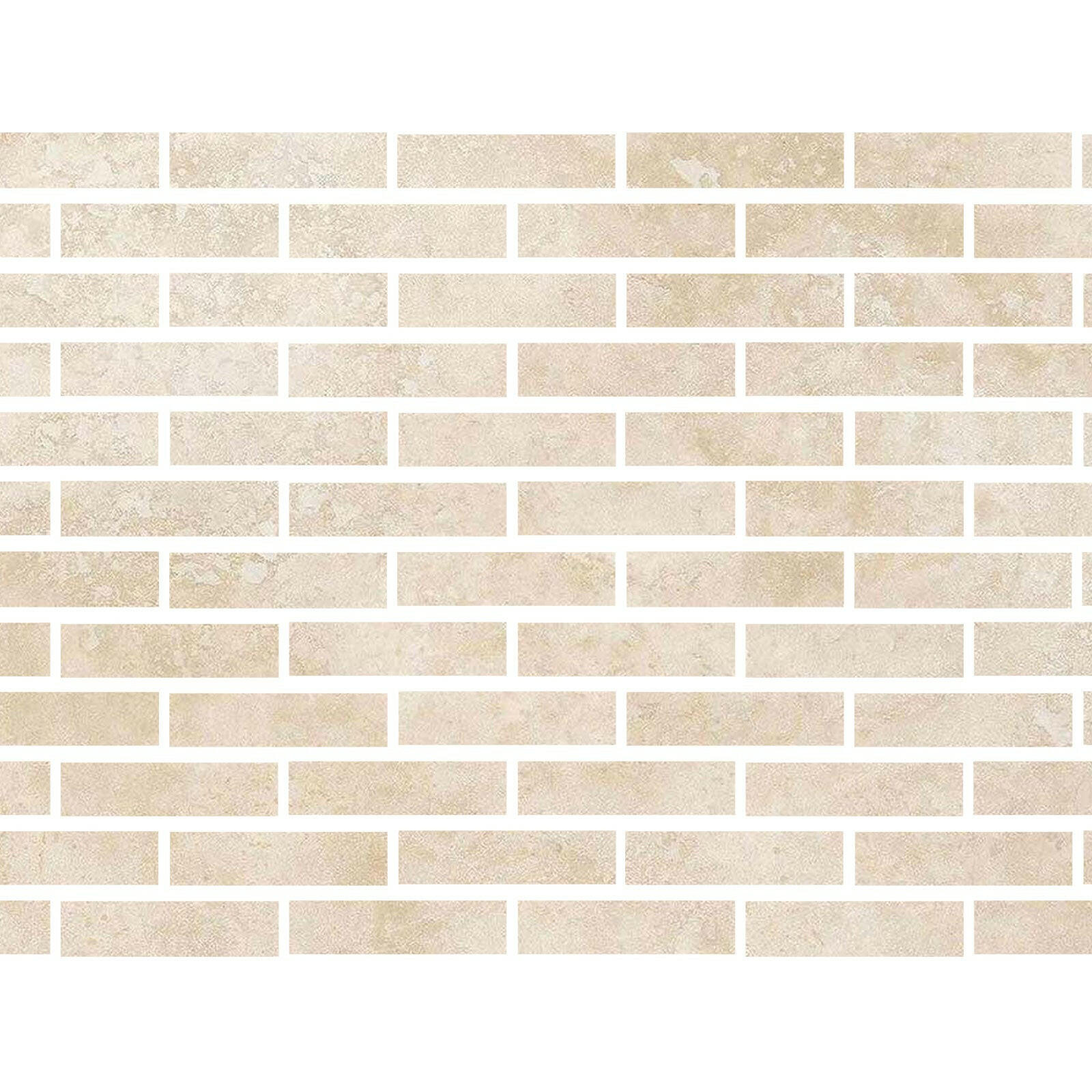 Special Cut | 2x8 Ivory Travertine Filled & Honed Tile - American Tile Depot