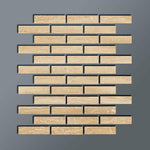 Special Cut | 2x8 Ivory Travertine Vein Cut Filled & Honed Tile Special Cut | 2x8 Ivory Travertine Vein Cut Filled & Honed Tile - American Tile Depot
