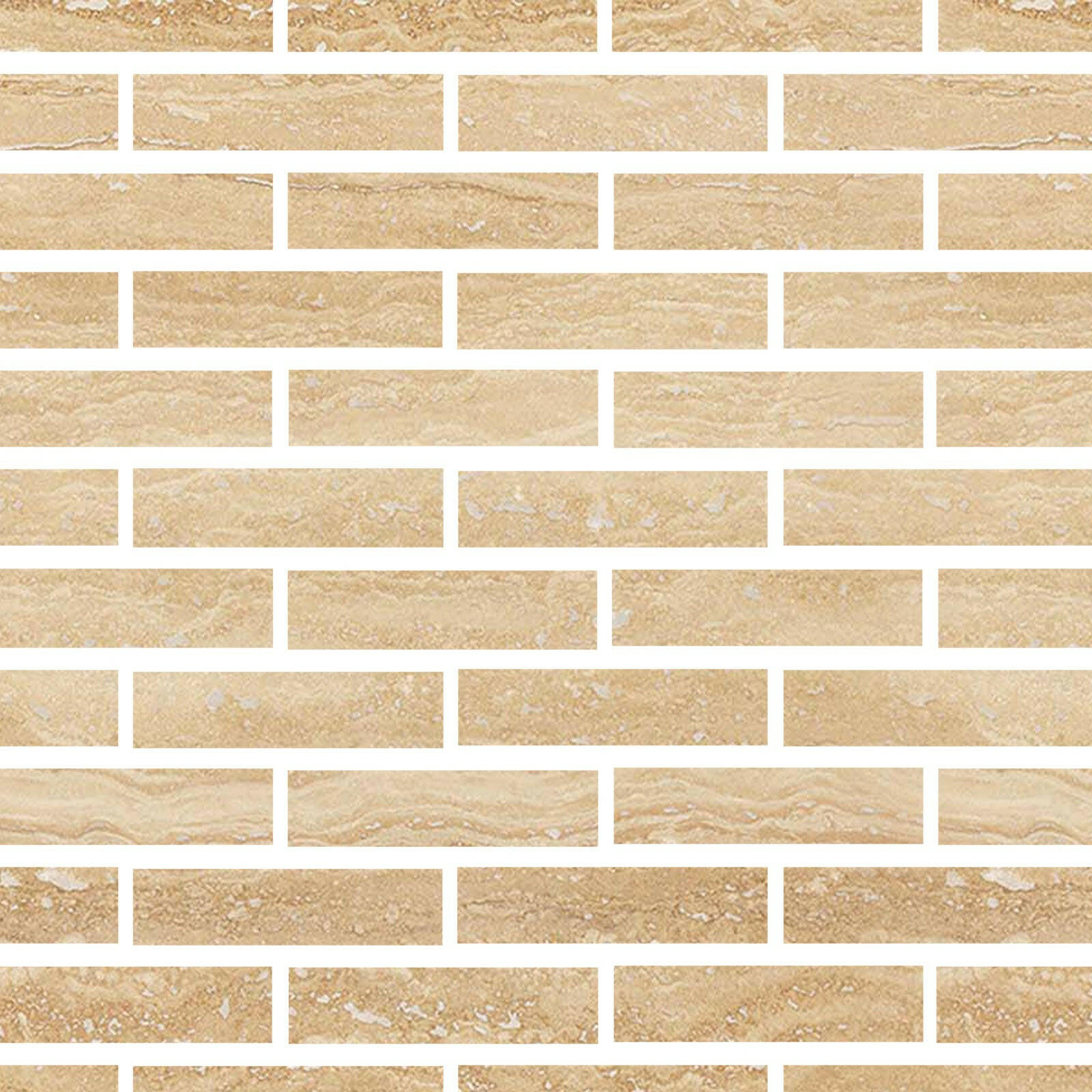Special Cut | 2x8 Ivory Travertine Vein Cut Filled & Polished Tile Special Cut | 2x8 Ivory Travertine Vein Cut Filled & Polished Tile - American Tile Depot