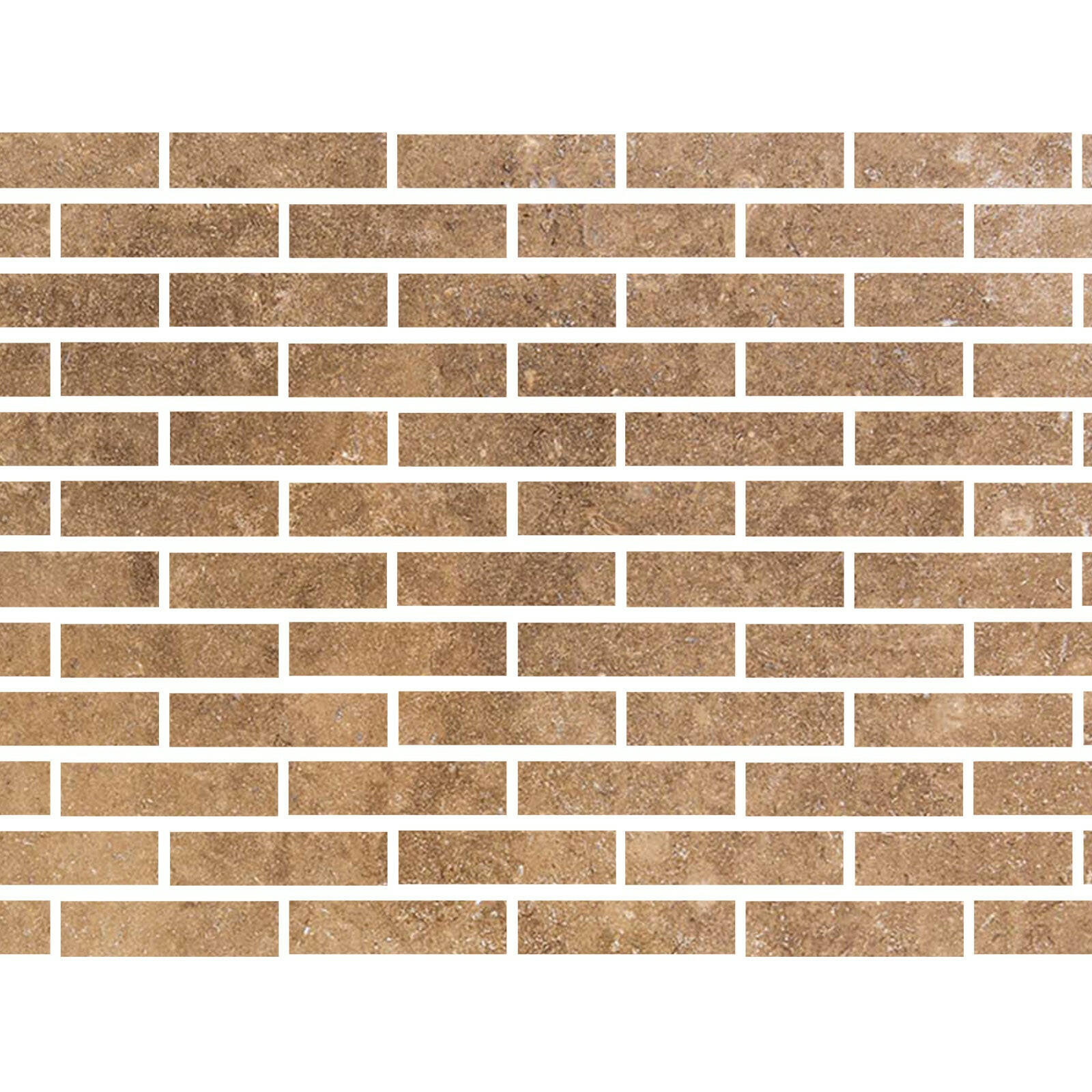 Special Cut | 2x8 Noce Travertine Filled & Honed Tile Special Cut | 2x8 Noce Travertine Filled & Honed Tile - American Tile Depot