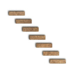 Special Cut | 2x8 Noce Travertine Filled & Honed Tile Special Cut | 2x8 Noce Travertine Filled & Honed Tile - American Tile Depot