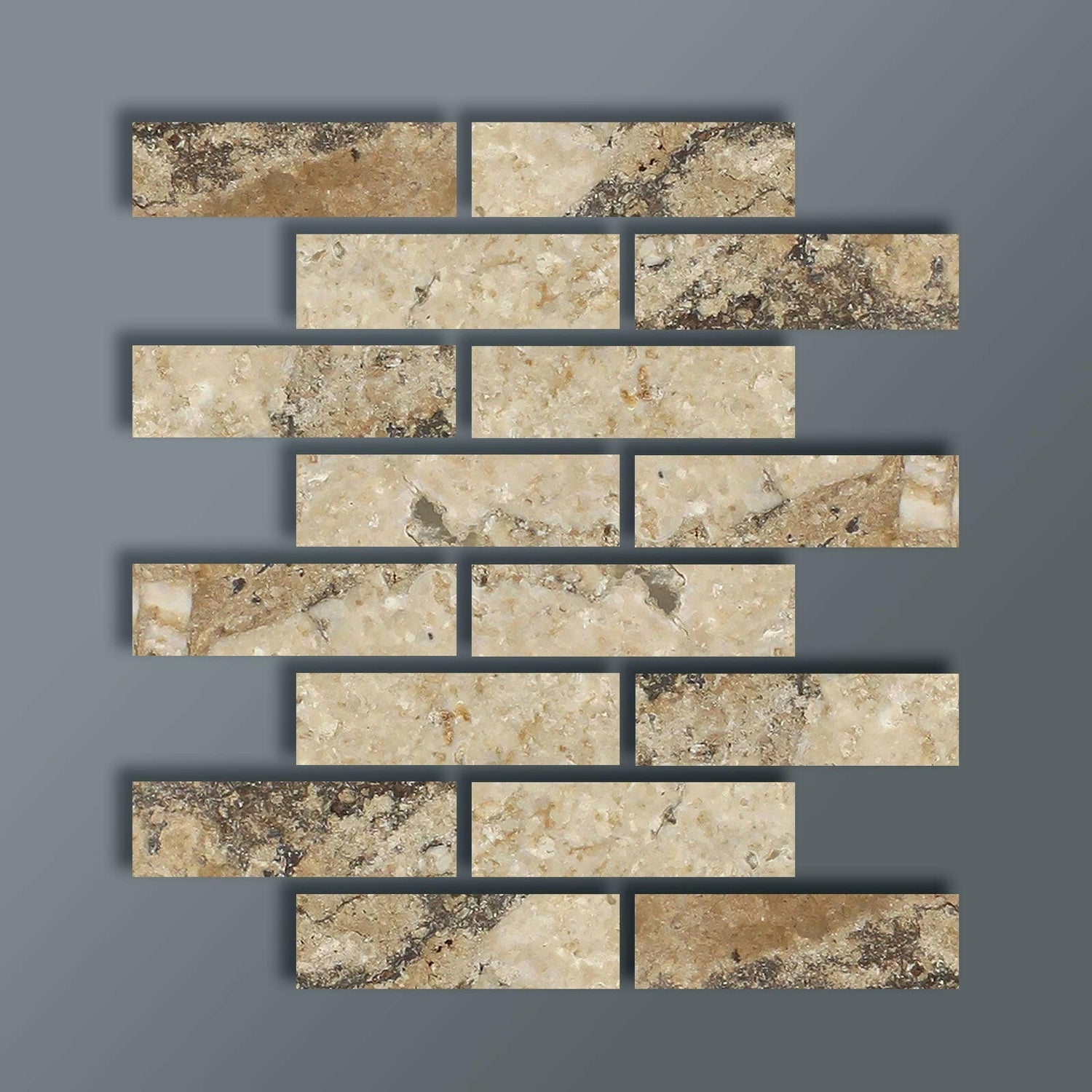 Special Cut | 2x8 Philadelphia Travertine Filled & Honed Tile Special Cut | 2x8 Philadelphia Travertine Filled & Honed Tile - American Tile Depot