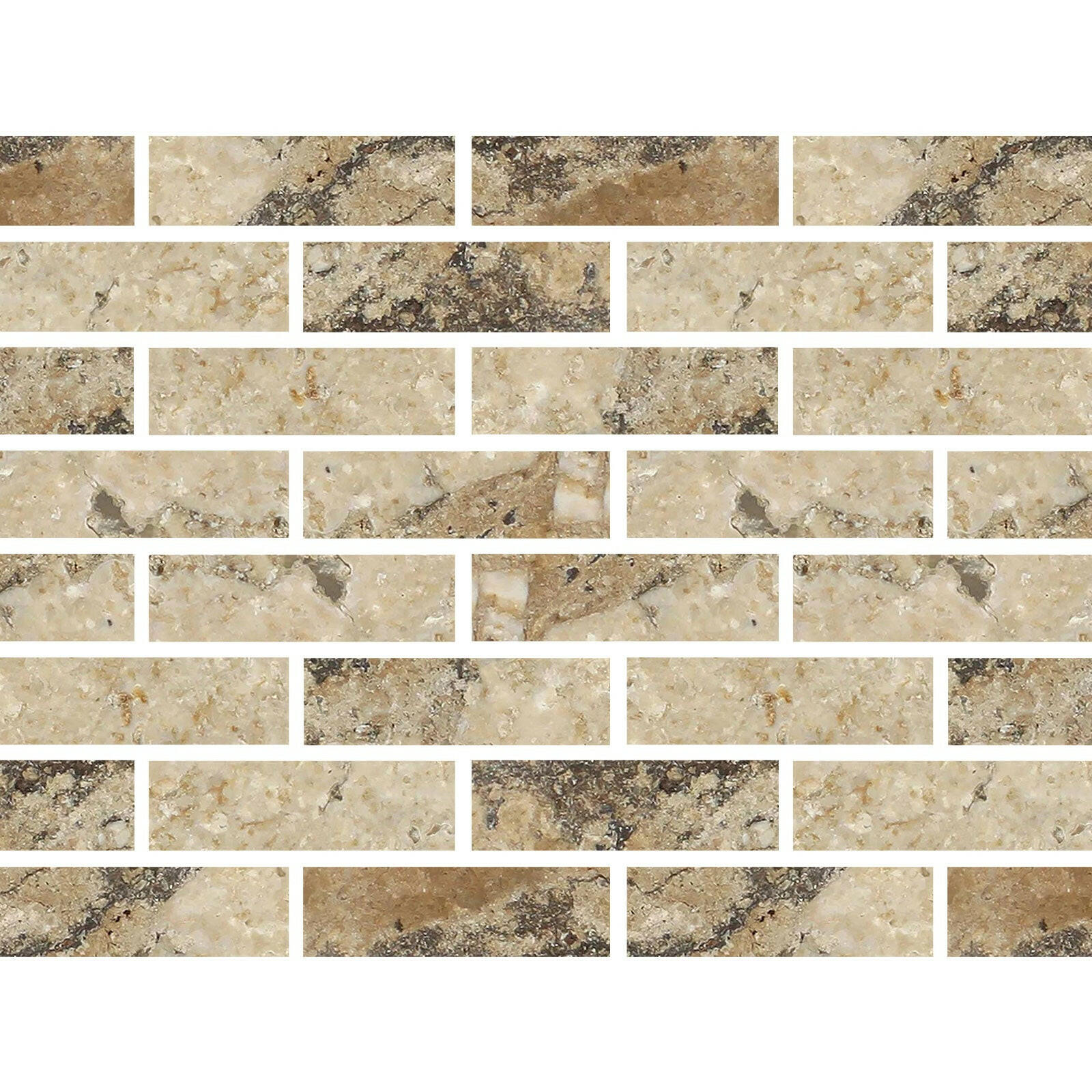 Special Cut | 2x8 Philadelphia Travertine Filled & Honed Tile Special Cut | 2x8 Philadelphia Travertine Filled & Honed Tile - American Tile Depot