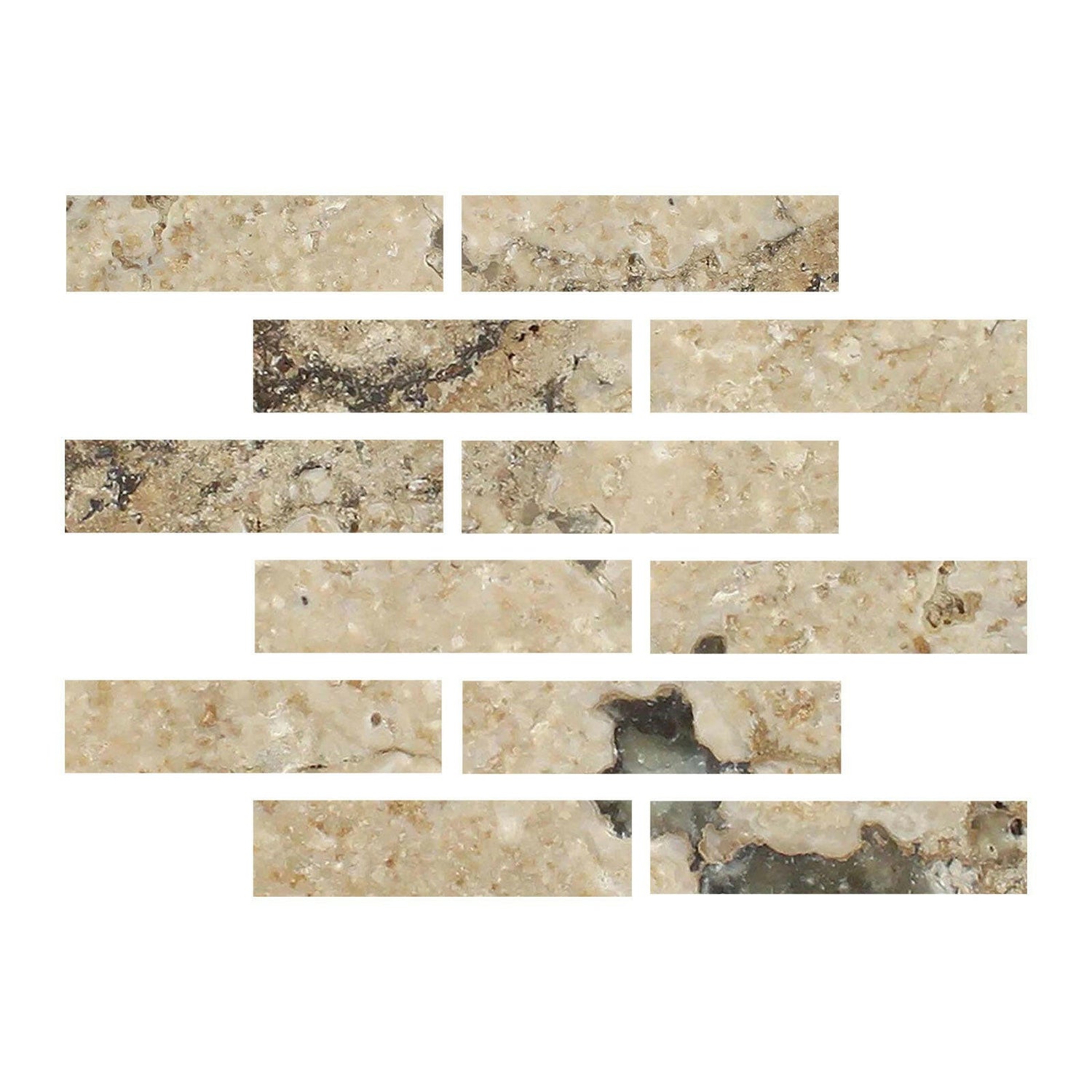 Special Cut | 2x8 Philadelphia Travertine Filled & Honed Tile Special Cut | 2x8 Philadelphia Travertine Filled & Honed Tile - American Tile Depot