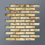 Special Cut | 2x8 Scabos Travertine Filled & Honed Tile Special Cut | 2x8 Scabos Travertine Filled & Honed Tile - American Tile Depot